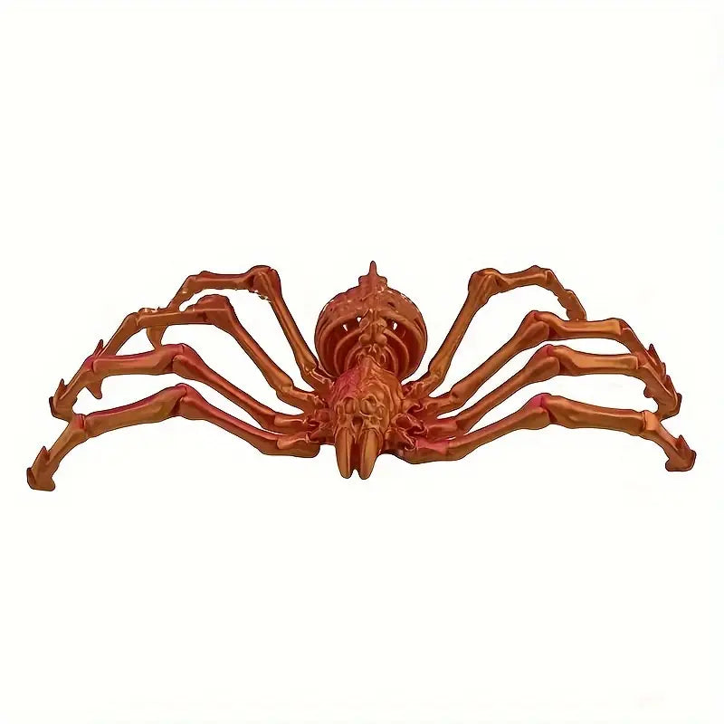 3D Printed Small Spider - laser Red