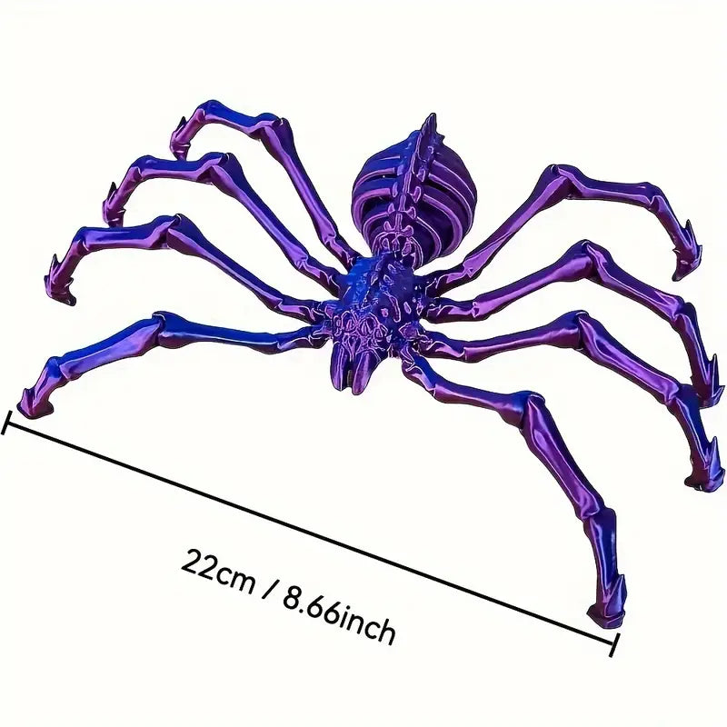 3D Printed Large Spider - Purple