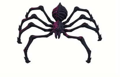 3D Printed Small Spider - Red Black